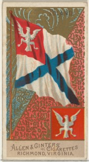 Poland, from Flags of All Nations, Series 2 (N10) for Allen & Ginter Cigarettes Brands, 1890.