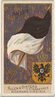 Prussia, from Flags of All Nations, Series 2 (N10) for Allen & Ginter Cigarettes Brands, 1890.