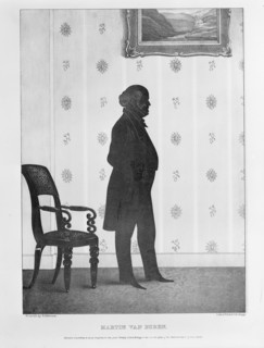 Silhouette Portrait of Martin Van Buren, 1844.