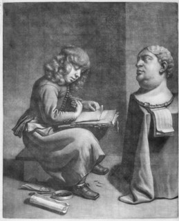 Boy Drawing a Bust of the Roman Emperor Vitellius, ca. 1665-75.