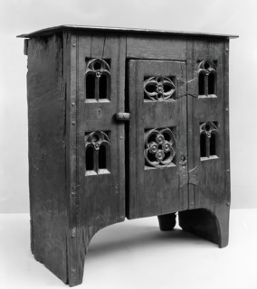 Cupboard, British, late 15th century.