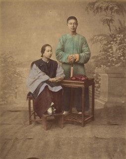 [Portrait of a Chinese Couple], 1870s.