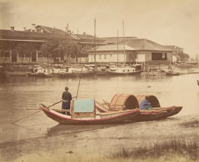 Sampan, 1870s.