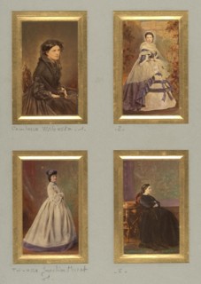 [Comtesse Walewska and Princesse Joachim Murat], before 1865.