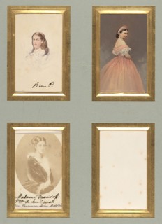 [Madame Demidoff and Unknown Sitters], before 1865.