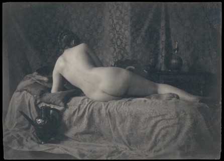 [Female Nude from the Back], 1870s.