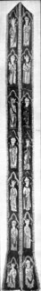 Stole with Figures of Kings and Bishops, British, ca. 1300.