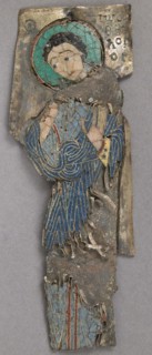 Plaque of St. John, Byzantine, 12th century.
