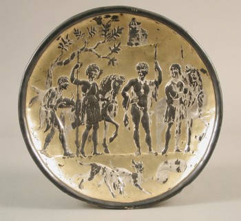 Plate, Byzantine, 19th century.