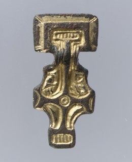 Miniature Square-Headed Brooch, Anglo-Saxon, first half 6th century.
