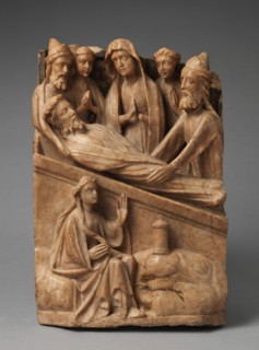The Entombment, British, 15th century.