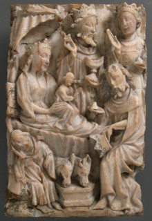 Adoration of the Magi, British, 15th century.