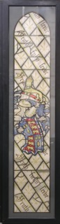 Panel with Coat of Arms, British, early 20th century (original dated 15th century).