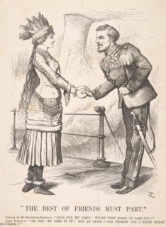 The Best of Friends Must Part (Punch, September 28, 1878), 1878.