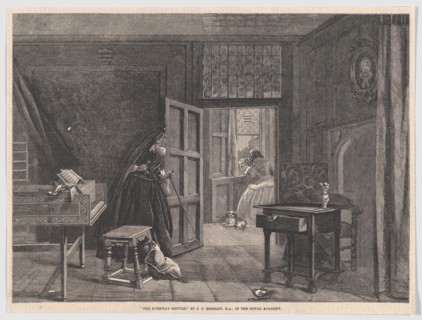 The Duenna's Return, from "Illustrated London News", May 19, 1860.