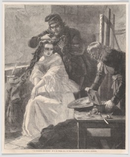 La Toilette des Morts, from "Illustrated London News", July 25, 1863.