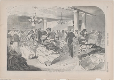 A Cadet Hop at West Point (Harper's Weekly, Vol. III), September 3, 1859.
