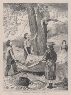 Chestnutting (Every Saturday, Vol. I, New Series), October 29, 1870.