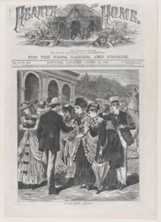 At the Spring: Saratoga (Hearth and Home, Vol. I), August 28, 1869.