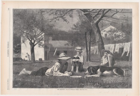The Nooning (Harper's Weekly, Vol. XVII), August 16, 1873.