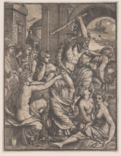 Hercules chasing Avarice from the Temple of the Muses, ca. 1520-27.