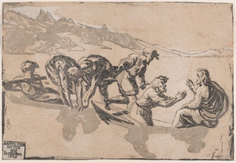 The Miracle of the Fishes, after Raphael, 1511-1520 (republished 1609).