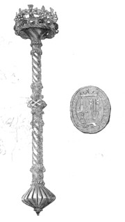 The Chamberlain's sceptre and seal