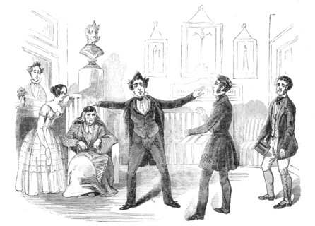 Scene from the new drama of "Martin Chuzzlewit" at the Lyceum Theatre