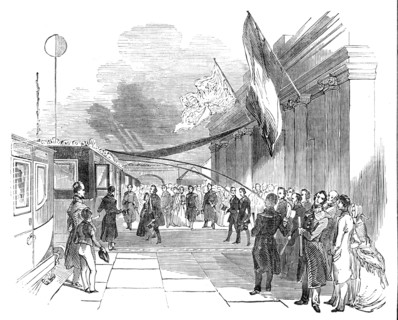The Royal Arrival at the Farnborough Railway Station