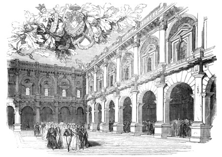 The Procession crossing the Merchants' Area