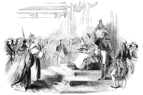 Presentation of the Address in the Reception Room