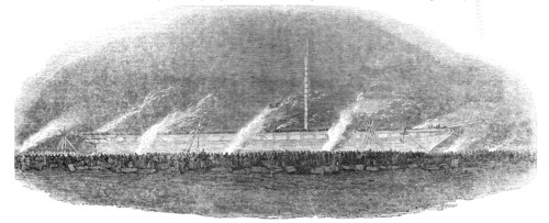 The Great Britain steam-ship leaving Cumberland Basin