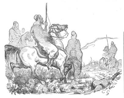 War in Morocco - Arab and Moorish cavalry