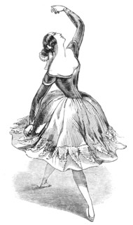 Md.elle Fanny Eissler dancing "The Saragossa"
