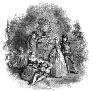 Scene from "Watteau" in 1644