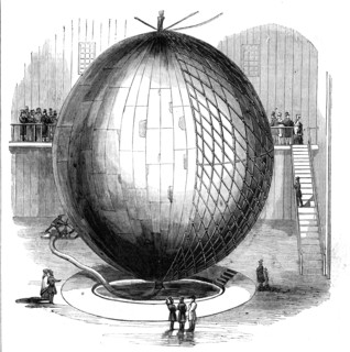Immense Copper Balloon at Paris