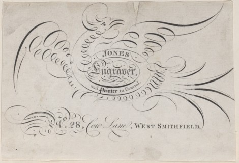 Trade Card for Jones