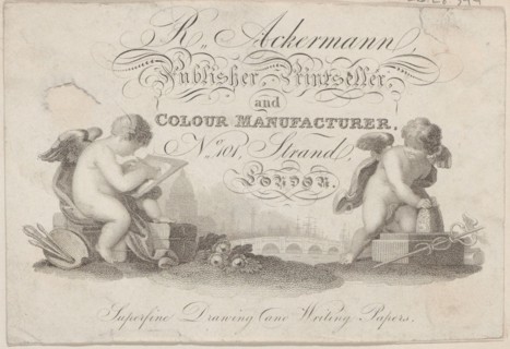 Trade Card for R. Ackermann