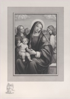 Madonna and Child with angels