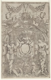 Ornament with a Small Empty Oval