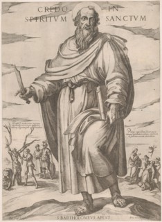 St. Bartholomew from the series 'Christ