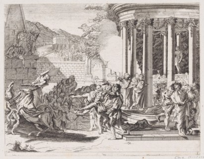 Sinorix being carried from the temple after being poisoned
