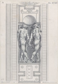 Plate 18: two nude figures wearing veils