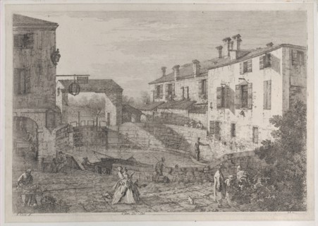 Le porte del Dolo: the oval basin of the locks at Dolo