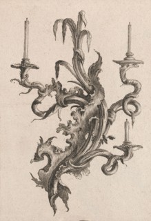 Design for a Three-Armed Candelabra