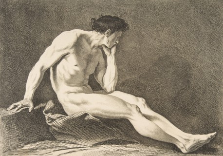 An "Académie": Sitting Man