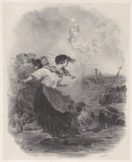 Woman by the Sea with the Madonna