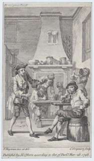 Frontispiece to Tobias Smollett's Roderick Random