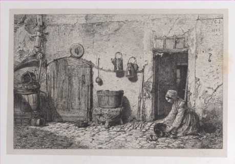 Scrubbing Woman