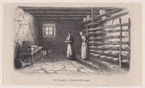 Une fromagerie; from Magasin Pittoresque